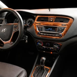 Hyundai I 20 06.2014 3D Interior Dashboard Trim Kit Dash Trim Dekor 11-Parts