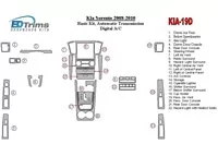 KIA Sorento 2008-2010 Basic Set, Automatic Gear,with Heated Seats Interior BD Dash Trim Kit - 1 - Interior Dash Trim Kit KIA Sorento 2008-2010 Basic Set, Automatic Gear,with Heated Seats Interior BD Dash Trim Kit - 1 - Interior Dash Trim Kit