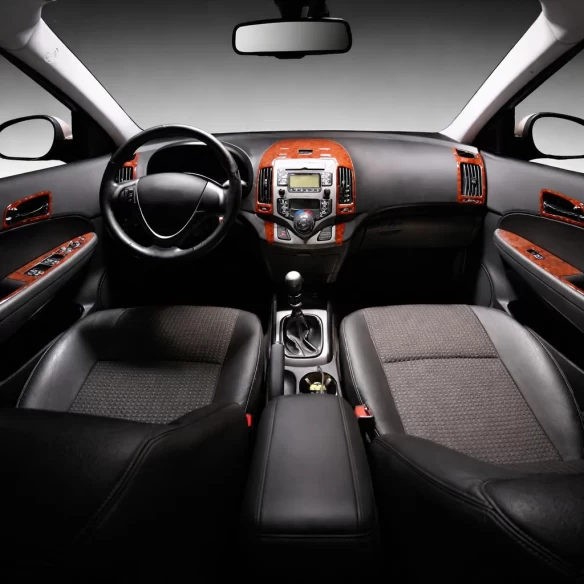 Hyundai I 30 09.2007 3D Interior Dashboard Trim Kit Dash Trim Dekor 9-Parts