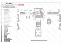 KIA Sorento 2008-2010 Ful Kit, Automatic Gear, Without Heated Seats Interior BD Dash Trim Kit - 1 - Interior Dash Trim Kit KIA Sorento 2008-2010 Ful Kit, Automatic Gear, Without Heated Seats Interior BD Dash Trim Kit - 1 - Interior Dash Trim Kit