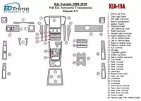 KIA Sorento 2008-2010 Ful Kit, Automatic Gear, Without Heated Seats Interior BD Dash Trim Kit - 2 - Interior Dash Trim Kit KIA Sorento 2008-2010 Ful Kit, Automatic Gear, Without Heated Seats Interior BD Dash Trim Kit - 2 - Interior Dash Trim Kit