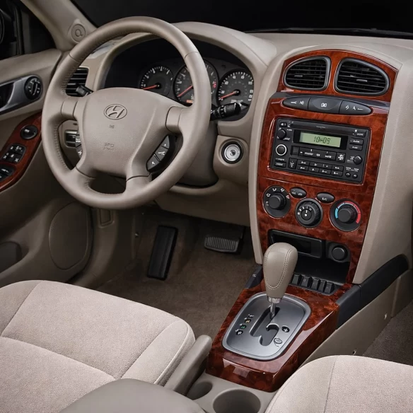Hyundai Santa Fe 2002-2004 Full Set, With Automatic Climate Control, 29 Parts set Interior BD Dash Trim Kit