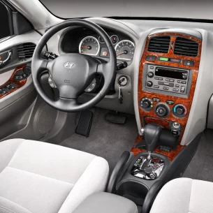 Hyundai Santa Fe 2005-2006 Basic Set, With Automatic Climate Control Interior BD Dash Trim Kit