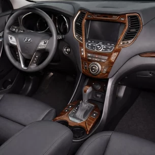 Hyundai Santa Fe 2013-UP Full Set, With NAVI, With 3 row seats Interior BD Dash Trim Kit