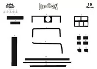 Lada Samara 07.99-12.02 3D Interior Dashboard Trim Kit Dash Trim Dekor 16-Parts - 1 - Interior Dash Trim Kit Lada Samara 07.99-12.02 3D Interior Dashboard Trim Kit Dash Trim Dekor 16-Parts - 1 - Interior Dash Trim Kit