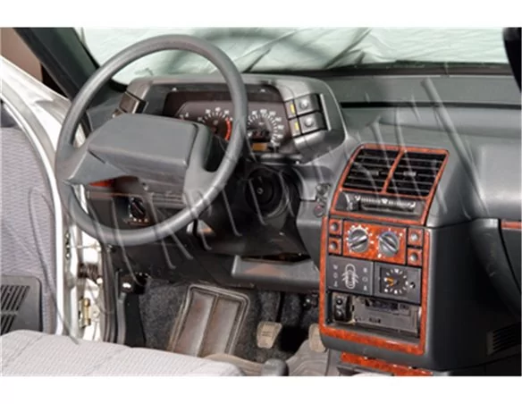 Lada Vega 2110-2111 07.1998 3D Interior Dashboard Trim Kit Dash Trim Dekor 16-Parts - 1 - Interior Dash Trim Kit