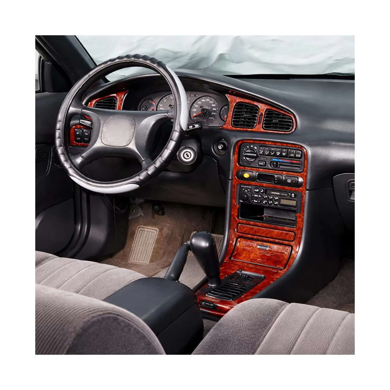 Hyundai Sonata 09.93-09.96 3D Interior Dashboard Trim Kit Dash Trim Dekor 18-Parts