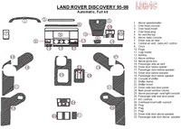 Land Rover Discovery 1995-1998 Automatic Gearbox, Without Fabric Interior BD Dash Trim Kit - 1 - Interior Dash Trim Kit Land Rover Discovery 1995-1998 Automatic Gearbox, Without Fabric Interior BD Dash Trim Kit - 1 - Interior Dash Trim Kit