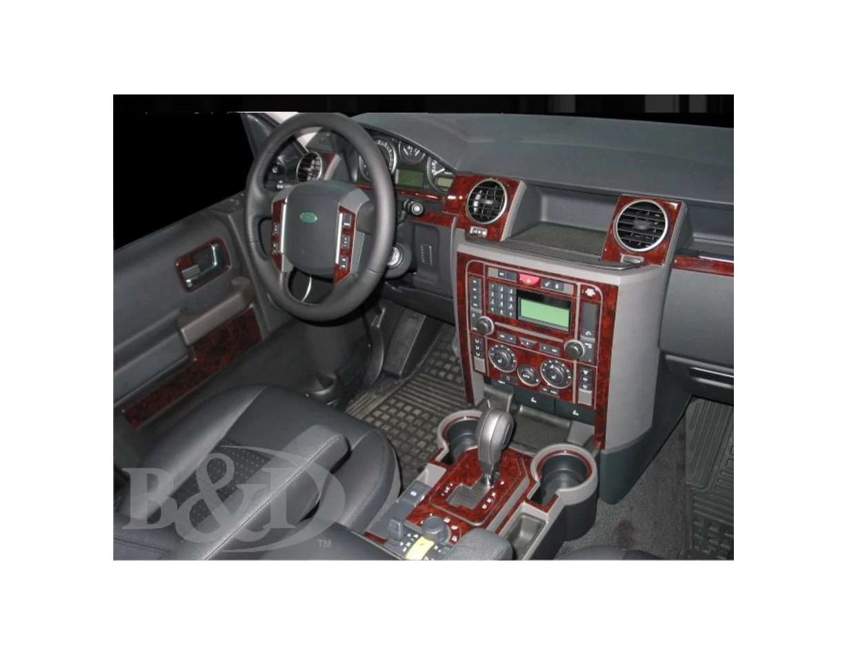 Land Rover Discovery 3 2005-UP Full Set Interior BD Dash Trim Kit - 1 - Interior Dash Trim Kit
