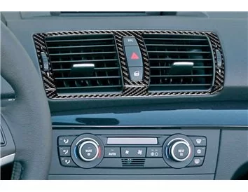 BMW 1 Series E81 E88 2004-2011 3D Interior Dashboard Trim Kit Dash Trim Dekor 11-Parts - 5 - Interior Dash Trim Kit