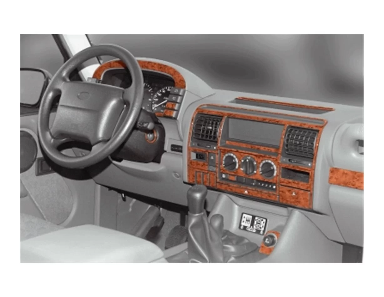 Land Rover Discovery I 01.90-09.98 3D Interior Dashboard Trim Kit Dash Trim Dekor 30-Parts - 1 - Interior Dash Trim Kit