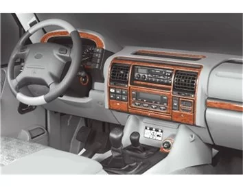 Land Rover Discovery II TD5 10.98-12.04 3D Interior Dashboard Trim Kit Dash Trim Dekor 24-Parts - 1 - Interior Dash Trim Kit