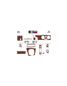 Alfa Romeo 145 146 09.94 - 03.97 3D Interior Dashboard Trim Kit Dash Trim Dekor 15-Parts