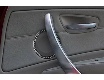 BMW 1 Series E81 E88 2004-2011 3D Interior Dashboard Trim Kit Dash Trim Dekor 11-Parts - 7 - Interior Dash Trim Kit