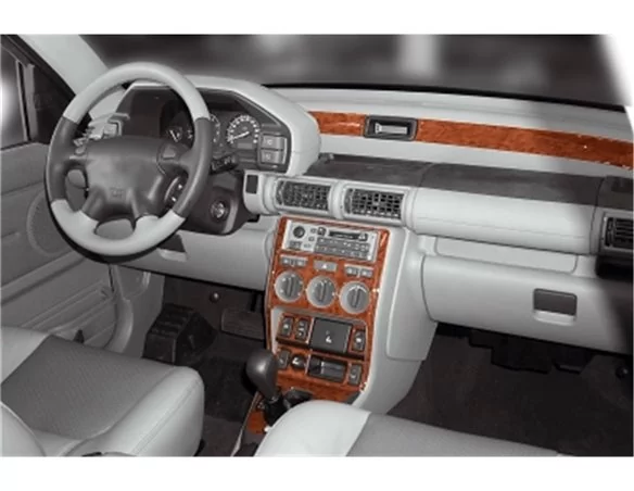 Land Rover Freelander I 08.00-12.03 3D Interior Dashboard Trim Kit Dash Trim Dekor 10-Parts - 1 - Interior Dash Trim Kit