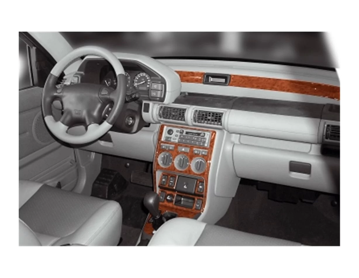 Land Rover Freelander I 08.00-12.03 3D Interior Dashboard Trim Kit Dash Trim Dekor 10-Parts - 1 - Interior Dash Trim Kit