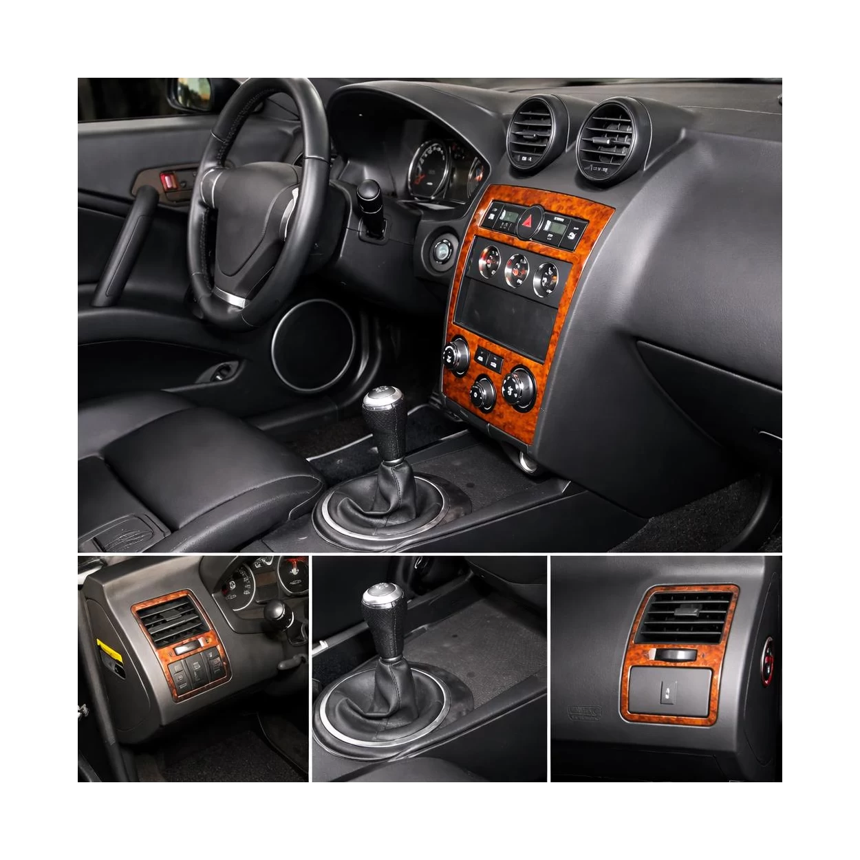 Hyundai Tiburon 2003-2005 Full Set, Manual Gearbox Interior BD Dash Trim Kit