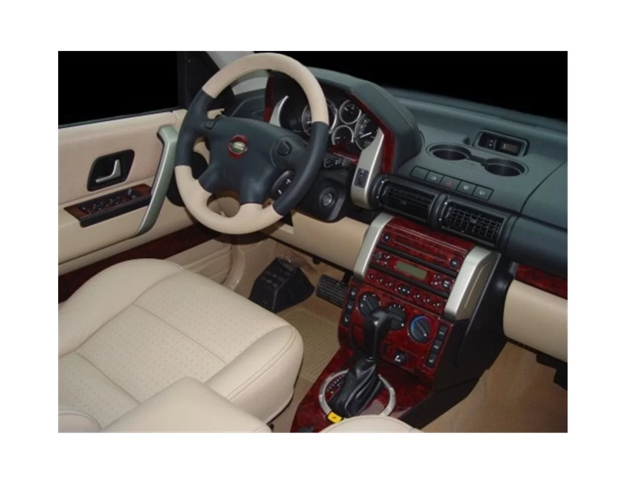 Land Rover Freelander II 01.04-12.06 3D Interior Dashboard Trim Kit Dash Trim Dekor 12-Parts - 1 - Interior Dash Trim Kit