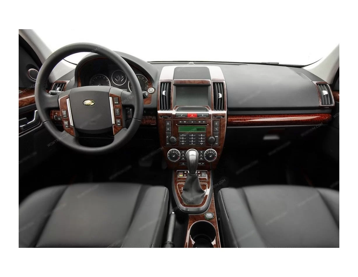 Land Rover Freelander2007-2015 3D Interior Dashboard Trim Kit Dash Trim Dekor 40-Parts - 1 - Interior Dash Trim Kit