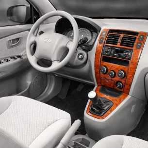 Hyundai Tiburon 2006-2006 Full Set, Manual Gearbox, Automatic AC Interior BD Dash Trim Kit