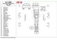 Land Rover Range Rover 1996-2002 Full Set, OEM Compliance, 26 Parts set Interior BD Dash Trim Kit - 2 - Interior Dash Trim Kit Land Rover Range Rover 1996-2002 Full Set, OEM Compliance, 26 Parts set Interior BD Dash Trim Kit - 2 - Interior Dash Trim Kit