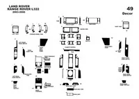 Land Rover Range Rover 2003-2006 3D Interior Dashboard Trim Kit Dash Trim Dekor 49-Parts - 1 - Interior Dash Trim Kit Land Rover Range Rover 2003-2006 3D Interior Dashboard Trim Kit Dash Trim Dekor 49-Parts - 1 - Interior Dash Trim Kit