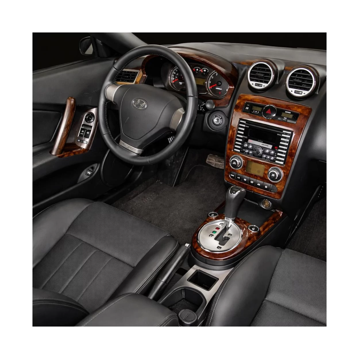 Hyundai Tiburon 2009-UP Full Kir, Manual Gear Box, Automatic AC Interior BD Dash Trim Kit