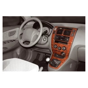 Hyundai Tucson 09.04-01.10 3D Interior Dashboard Trim Kit Dash Trim Dekor 9-Parts