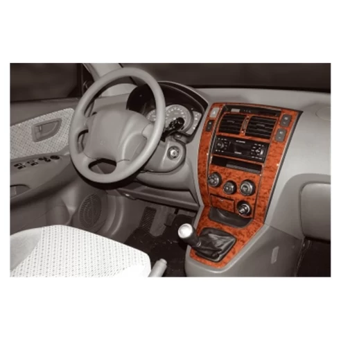 Hyundai Tucson 09.04-01.10 3D Interior Dashboard Trim Kit Dash Trim Dekor 9-Parts