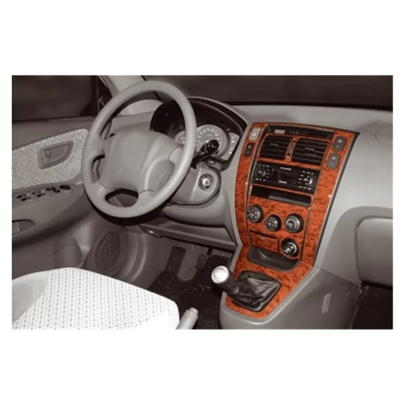Hyundai Tucson 09.04-01.10 3D Interior Dashboard Trim Kit Dash Trim Dekor 9-Parts