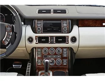 Land Rover Range Rover 2010-2015 3D Interior Dashboard Trim Kit Dash Trim Dekor 29-Parts - 1 - Interior Dash Trim Kit