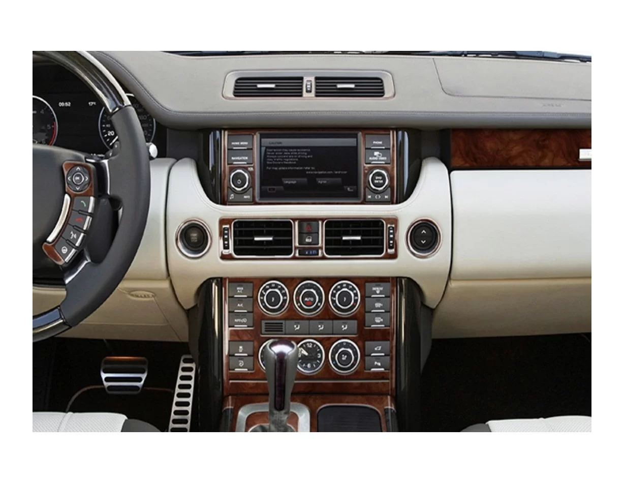Land Rover Range Rover 2010-2015 3D Interior Dashboard Trim Kit Dash Trim Dekor 29-Parts - 1 - Interior Dash Trim Kit