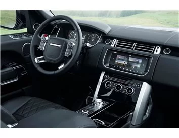 Land Rover Range Rover Evoque 2012-UP Full Set Interior BD Dash Trim Kit - 1 - Interior Dash Trim Kit