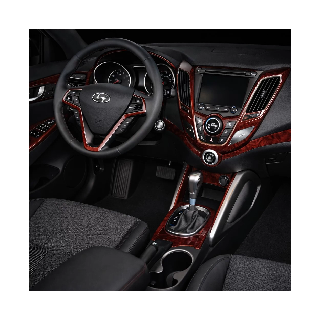 Hyundai Veloster 2012-UP Full Set Interior BD Dash Trim Kit
