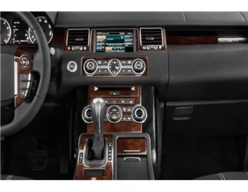 Land Rover Range Rover Sport 2010-2013 3D Interior Dashboard Trim Kit Dash Trim Dekor 30-Parts - 1 - Interior Dash Trim Kit