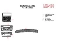 Lexus ES 1999-1999 Full Set, Coach Edition OEM Compliance Interior BD Dash Trim Kit - 1 - Interior Dash Trim Kit Lexus ES 1999-1999 Full Set, Coach Edition OEM Compliance Interior BD Dash Trim Kit - 1 - Interior Dash Trim Kit