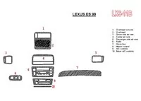 Lexus ES 1999-1999 Full Set, OEM Compliance Interior BD Dash Trim Kit - 1 - Interior Dash Trim Kit Lexus ES 1999-1999 Full Set, OEM Compliance Interior BD Dash Trim Kit - 1 - Interior Dash Trim Kit