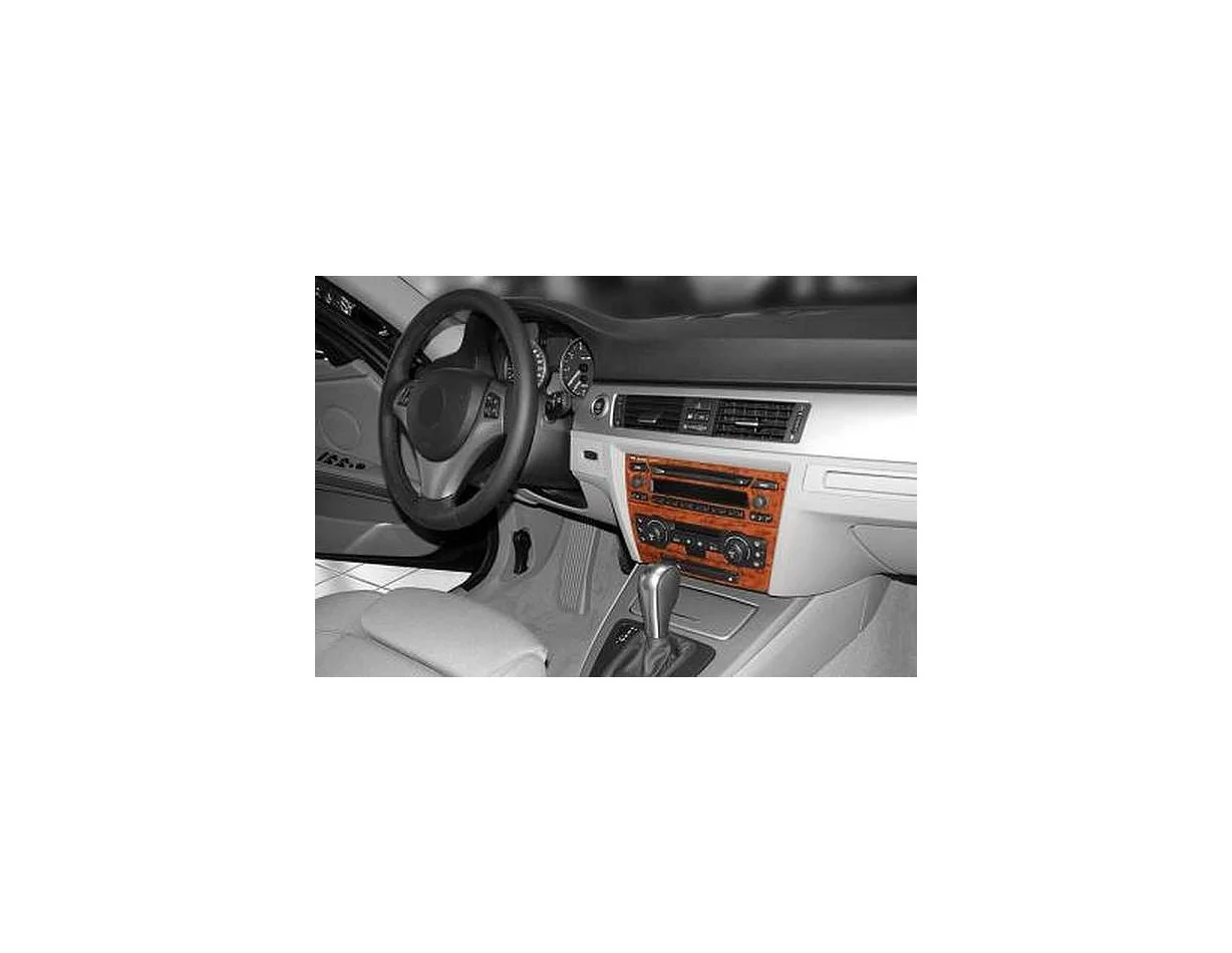 BMW 1 Series E87 3 Series E90 05.2004 3D Interior Dashboard Trim Kit Dash Trim Dekor 5-Parts - 1 - Interior Dash Trim Kit