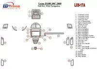 Lexus ES 2007-UP Full Set, With NAVI Interior BD Dash Trim Kit - 1 - Interior Dash Trim Kit Lexus ES 2007-UP Full Set, With NAVI Interior BD Dash Trim Kit - 1 - Interior Dash Trim Kit