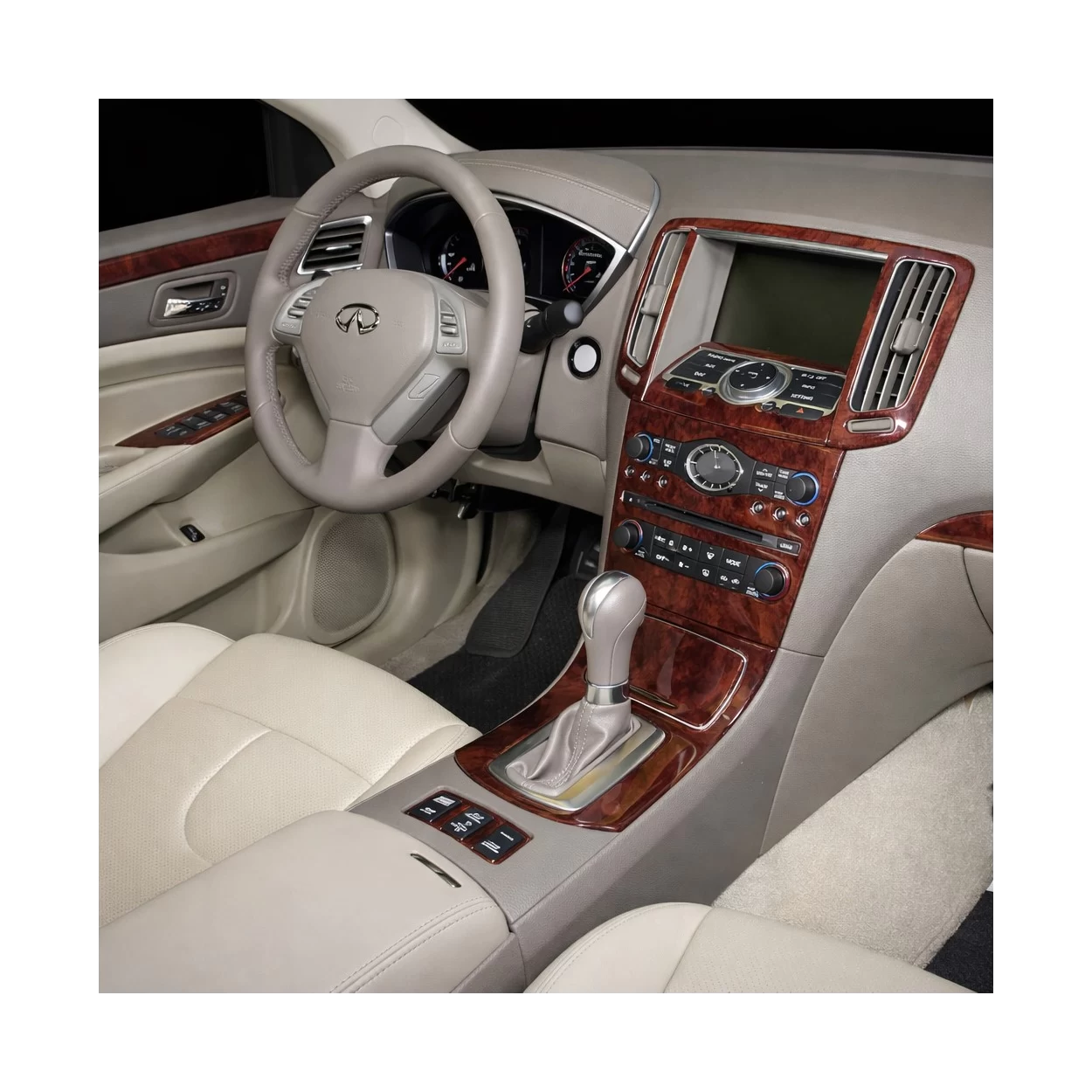 Infiniti G37 2007-2009 Full Set, Manual Gear Box, Without NAVI Interior BD Dash Trim Kit