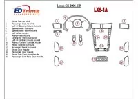 Lexus GS 2006-UP Full Set Interior BD Dash Trim Kit - 1 - Interior Dash Trim Kit Lexus GS 2006-UP Full Set Interior BD Dash Trim Kit - 1 - Interior Dash Trim Kit