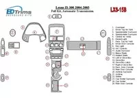 Lexus IS 2004-2005 Full Set, Automatic Gear Interior BD Dash Trim Kit - 1 - Interior Dash Trim Kit Lexus IS 2004-2005 Full Set, Automatic Gear Interior BD Dash Trim Kit - 1 - Interior Dash Trim Kit