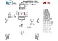 Lexus LS 2004-2006 Full Set, Automatic Gear, Without Navigation Interior BD Dash Trim Kit - 1 - Interior Dash Trim Kit Lexus LS 2004-2006 Full Set, Automatic Gear, Without Navigation Interior BD Dash Trim Kit - 1 - Interior Dash Trim Kit