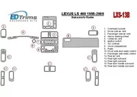 Lexus LS-400 1998-2000 Nakamichi Radio Interior BD Dash Trim Kit - 1 - Interior Dash Trim Kit Lexus LS-400 1998-2000 Nakamichi Radio Interior BD Dash Trim Kit - 1 - Interior Dash Trim Kit