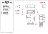 BMW 3 1999-2002 Full Set Interior BD Dash Trim Kit - 1 - Interior Dash Trim Kit BMW 3 1999-2002 Full Set Interior BD Dash Trim Kit - 1 - Interior Dash Trim Kit