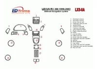 Lexus RX 1998-2003 Without NAVI system, OEM Compliance, 20 Parts set Interior BD Dash Trim Kit - 1 - Interior Dash Trim Kit Lexus RX 1998-2003 Without NAVI system, OEM Compliance, 20 Parts set Interior BD Dash Trim Kit - 1 - Interior Dash Trim Kit