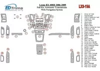 Lexus RX 400H 2006-UP Full Set, Automatic Gear, With Navigation Interior BD Dash Trim Kit - 1 - Interior Dash Trim Kit Lexus RX 400H 2006-UP Full Set, Automatic Gear, With Navigation Interior BD Dash Trim Kit - 1 - Interior Dash Trim Kit