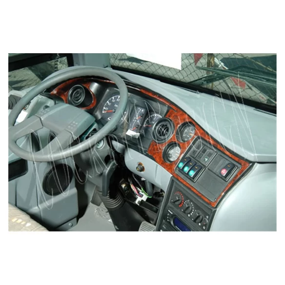Isuzu Turkuaz 01.2005 3D Interior Dashboard Trim Kit Dash Trim Dekor 2-Parts