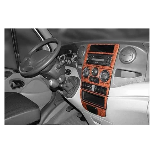 Iveco Daily 01.2007 3D Interior Dashboard Trim Kit Dash Trim Dekor 7-Parts