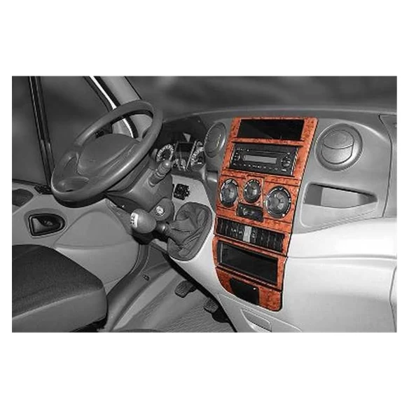 Iveco Daily 01.2007 3D Interior Dashboard Trim Kit Dash Trim Dekor 7-Parts